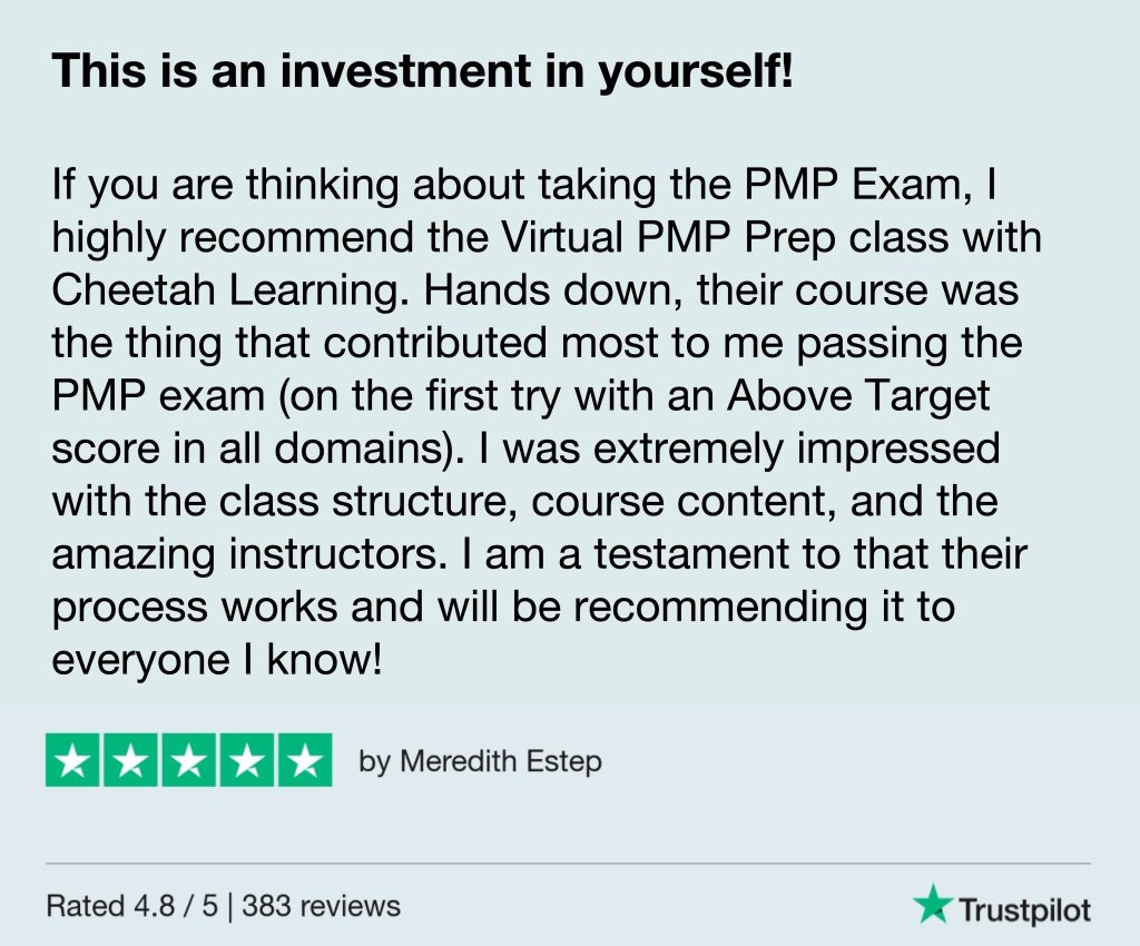 PMP Success Story